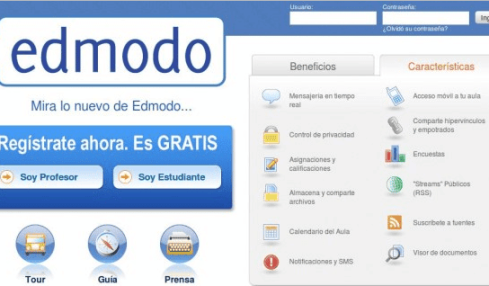 Edmodo, como aula virtual, red social y blog