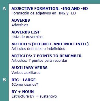 Webs Para Aprender Inglés Gramática Inglesa En Español