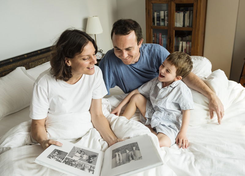 Realizar un árbol genealógico con las fotografías familiares