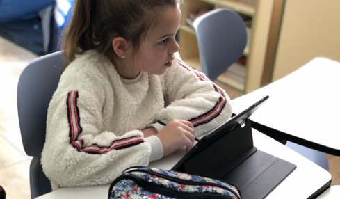 Educación a distancia en un centro rural gracias a las tabletas