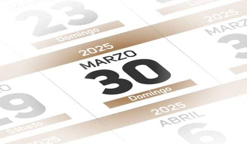 Fechas clave de marzo 2025